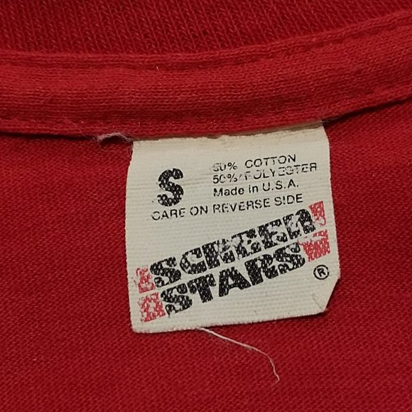 Nos Vintage Catawba Islander T Shirt S 80s Single Stitch Ohio Beach Surf Tee - Picture 5 of 6